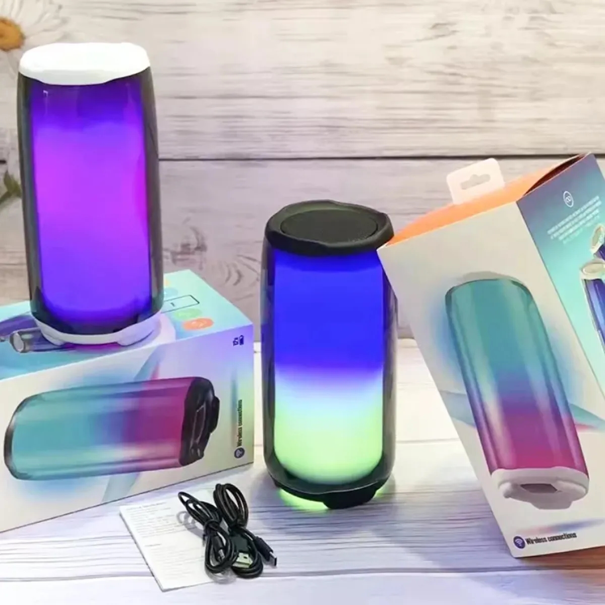 Pulse5 Color Changing Portable Wireless Speaker 3