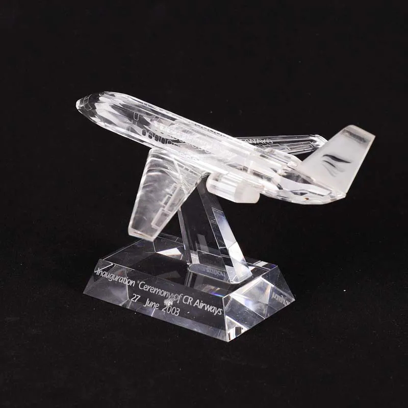 Clear Crystal Airplane Award 2