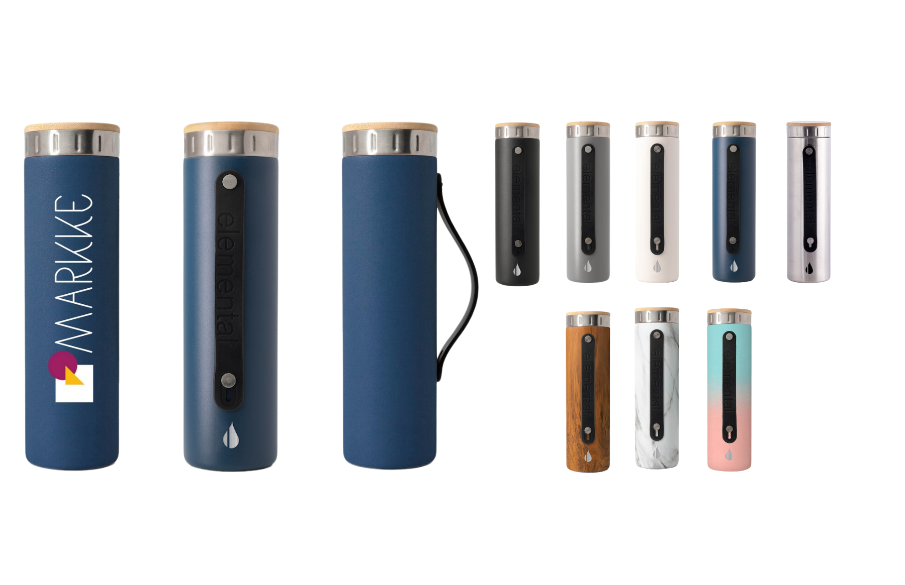 Elemental® Iconic 20oz Stainless Steel Water Bottle - Vacuum Insulated - with Strainer 9