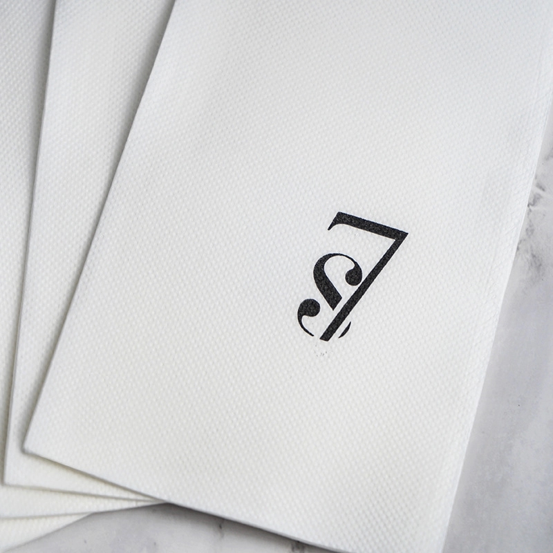 Custom Disposable 2-Ply White Dinner Napkins 1