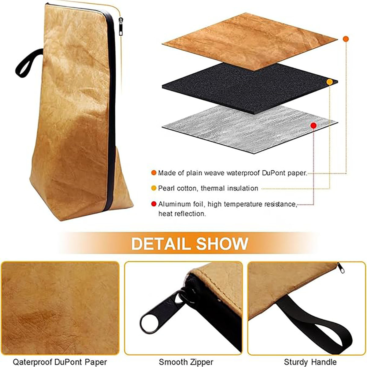 Large Smoker Blanket Insulated Reusable Meat Insulated Bags 5