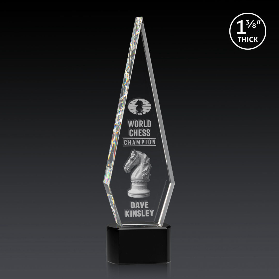 Springfield 3D Award on Paragon Base - Black