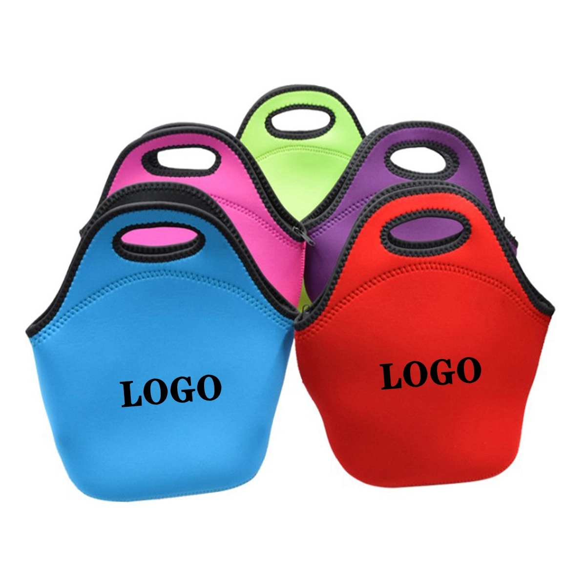 Neoprene Insulated Lunch Tote Bags 1