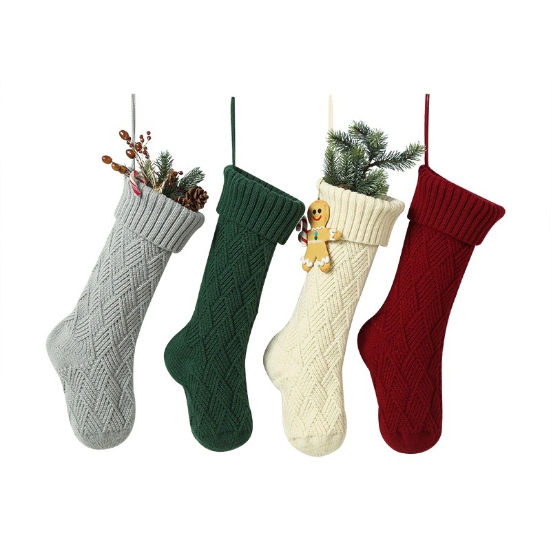 Knitted Christmas Stocking 1