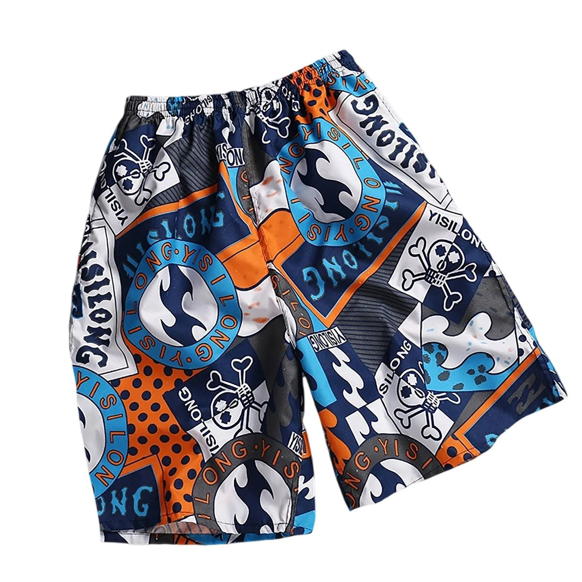 Polyester Beach Shorts with Adjustable Drawstring Waist 21