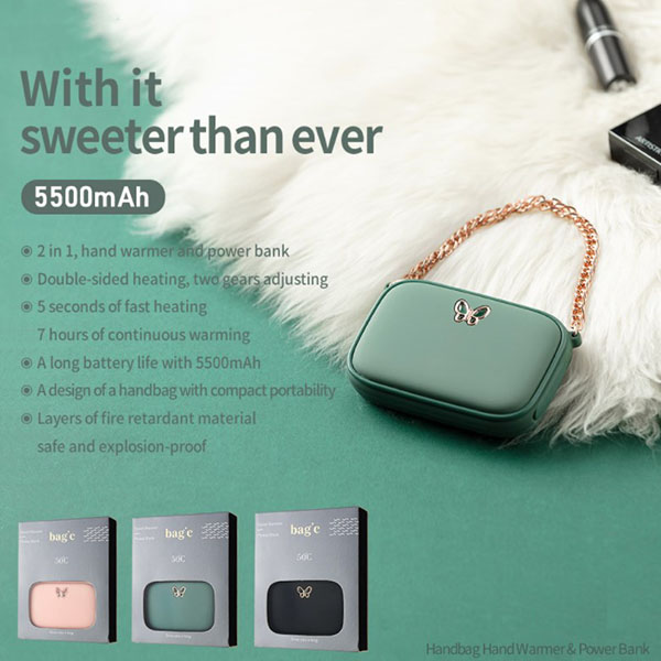 Winter Quick Heating Portable Rechargeable Hand Warmer 3