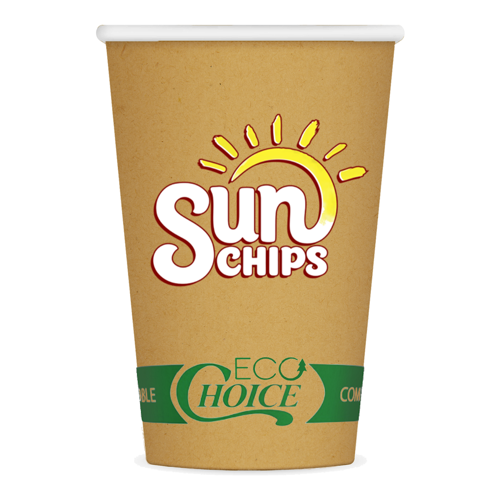 20 Oz. Kraft Paper Cup, Digital 3