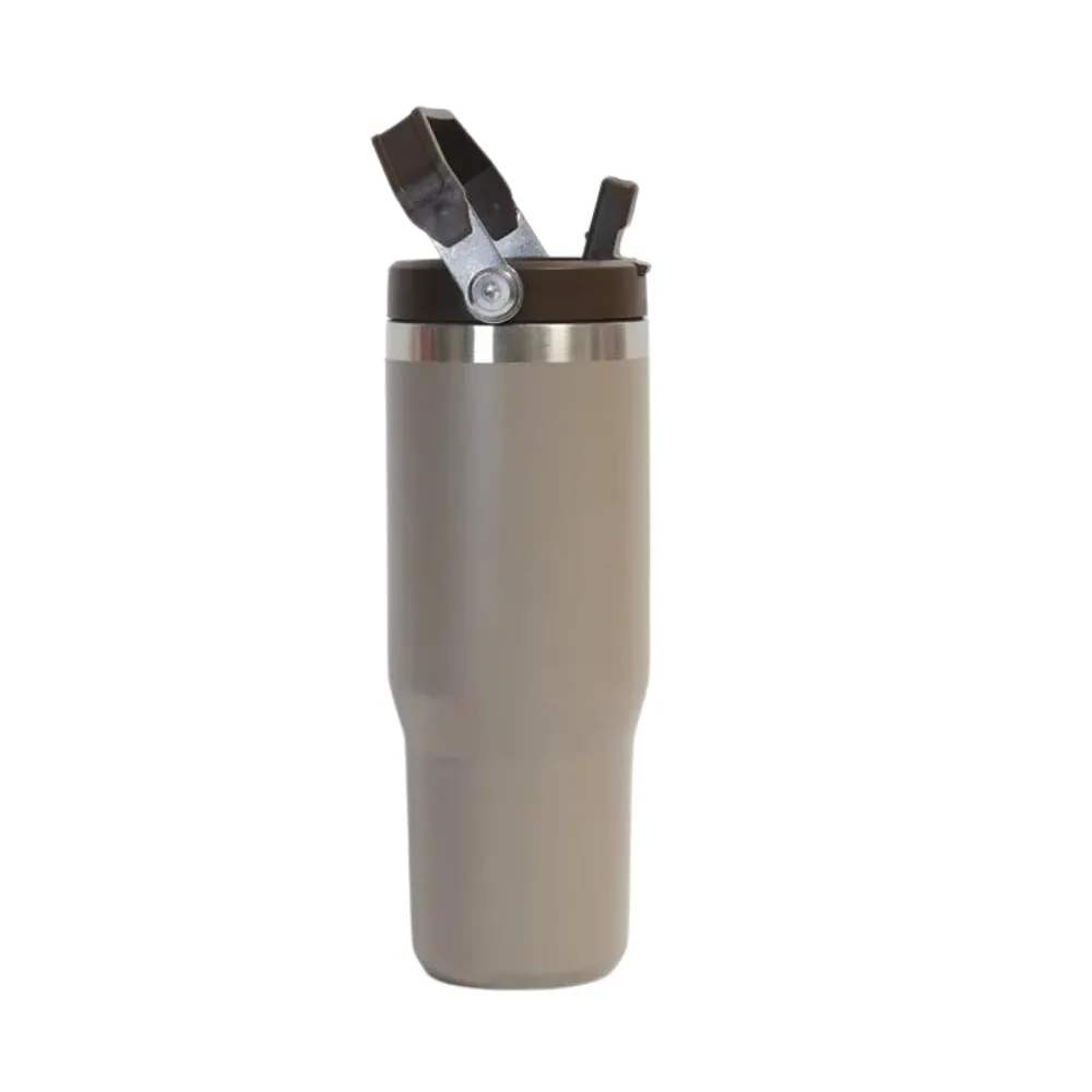 30oz. Insulated Tumber with Handle and Flip Straw 22