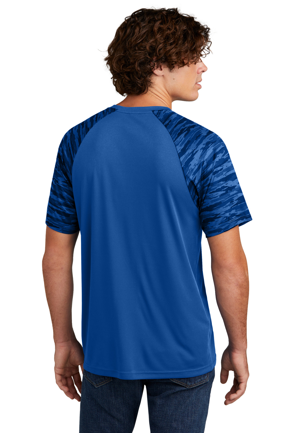 Sport-Tek Drift Camo Colorblock Tee ST376 35