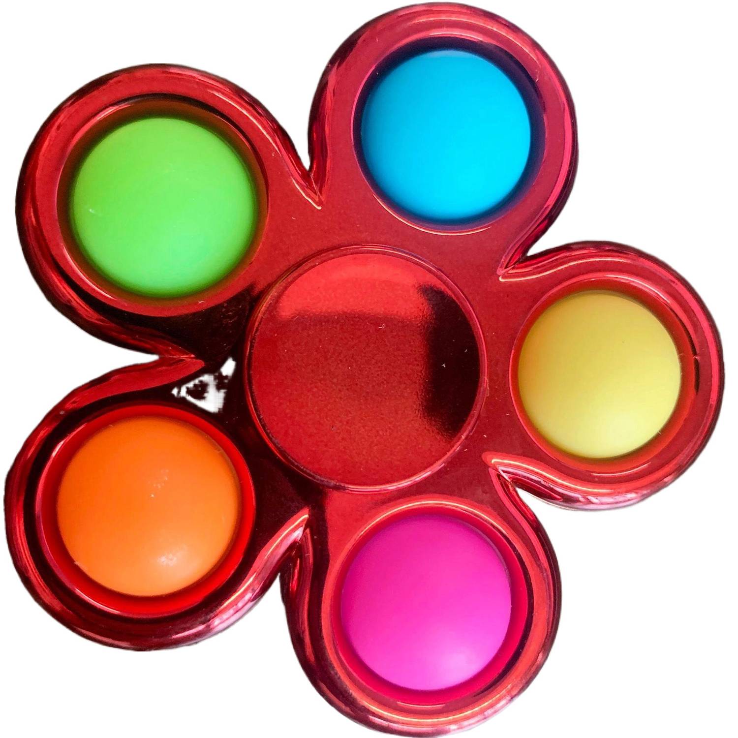 Push Pop Fidget Toy Anti-Stress Dimple Spinner 7