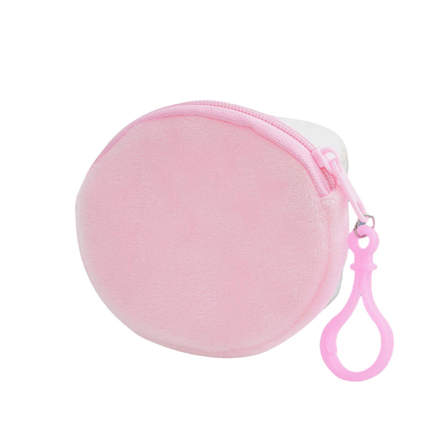 Soft Velvet Compact Mini Coin Wallet Storage Bag 6