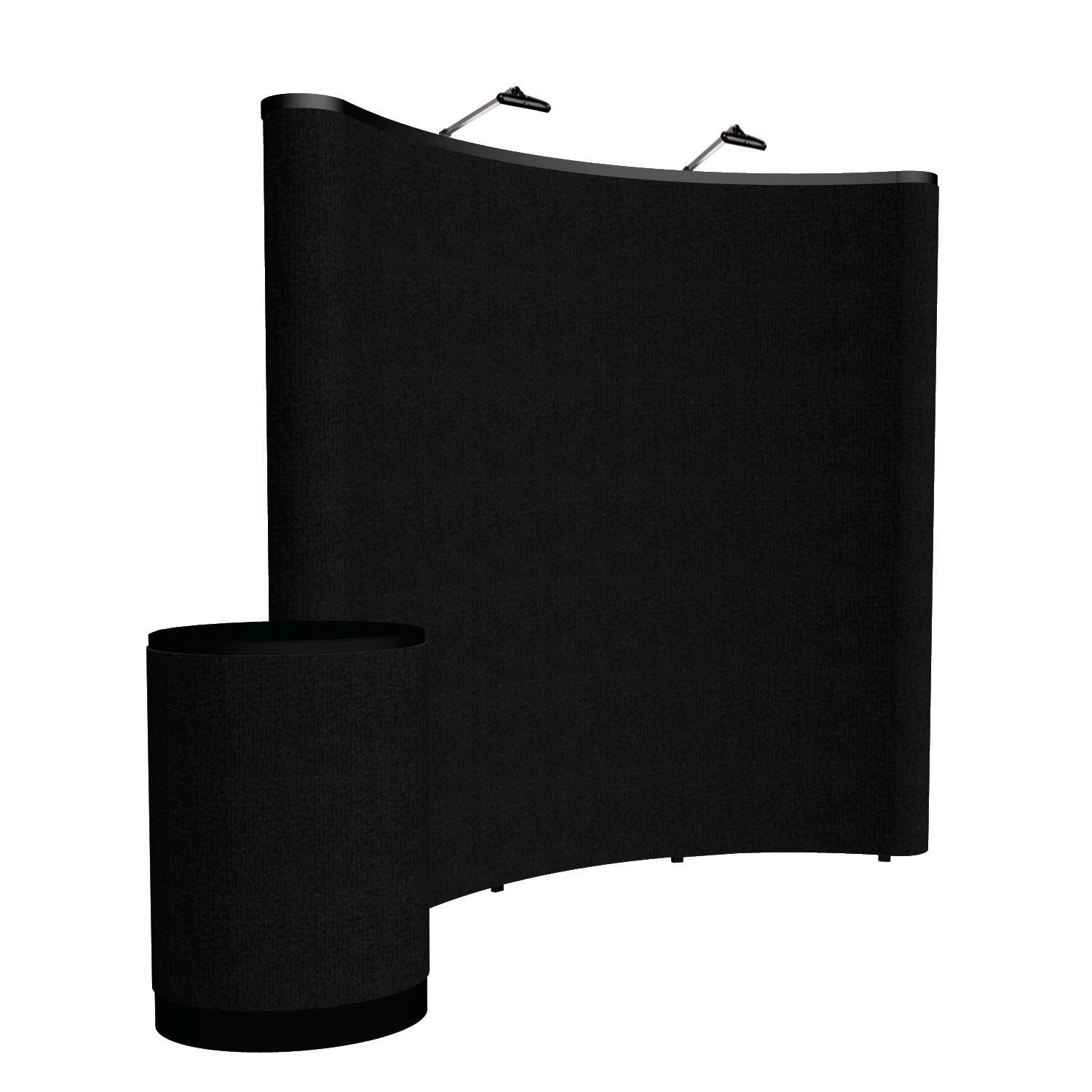 8' Curved ARISE Floor Display Kit (Fabric) 6