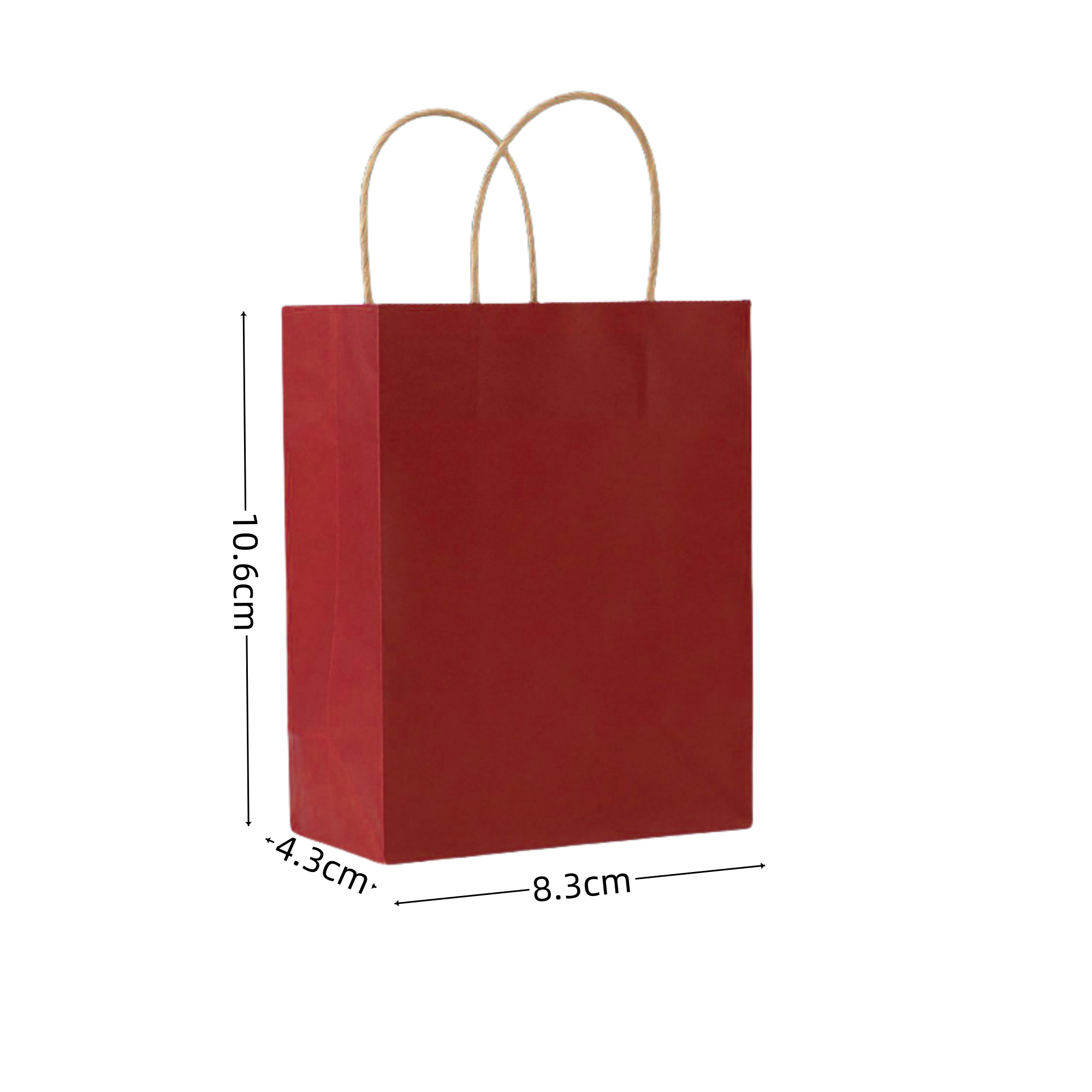 Eco-Friendly Kraft Paper Gift Bag With Handle 1