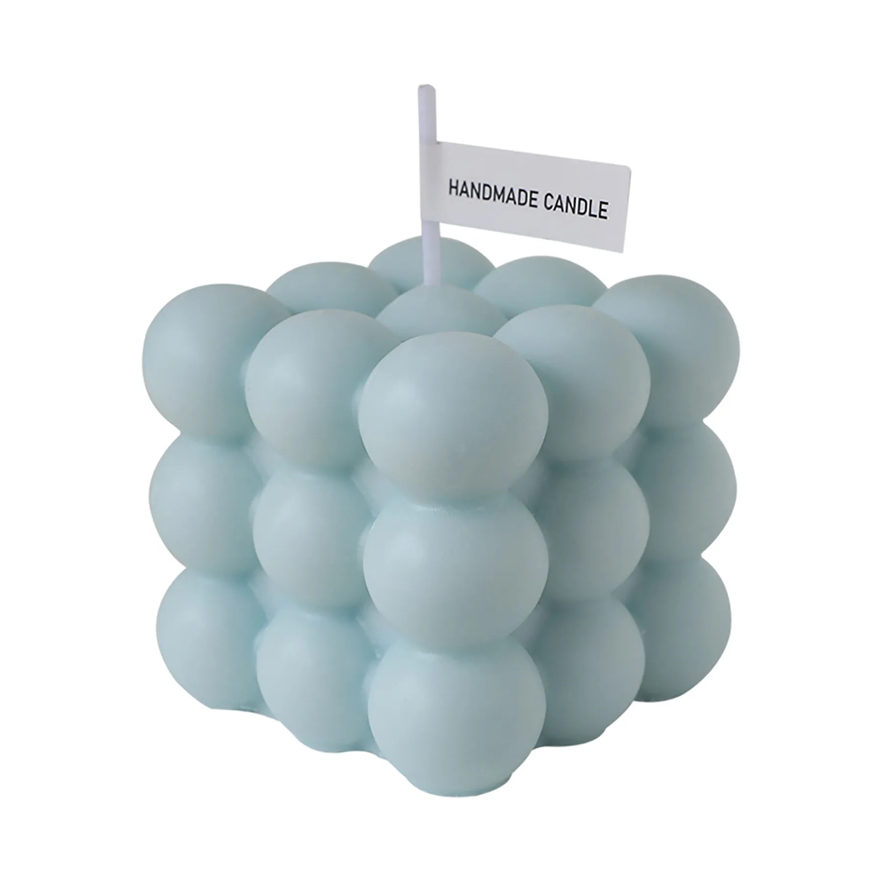 Cube Soy Wax Bubble Candles 11