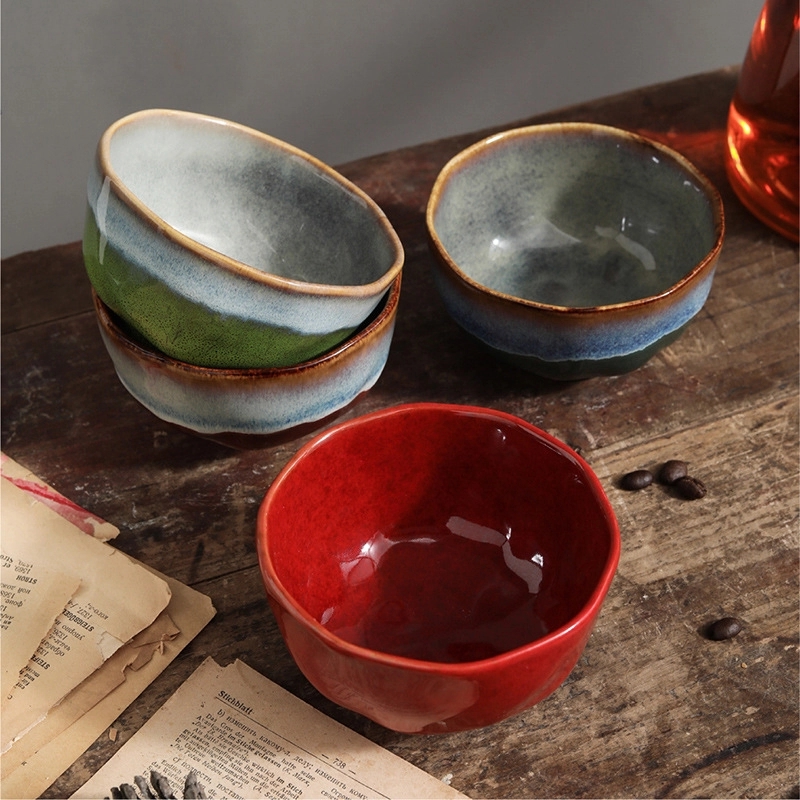 Custom 4.5 Inch Ceramic Dessert Bowls 6
