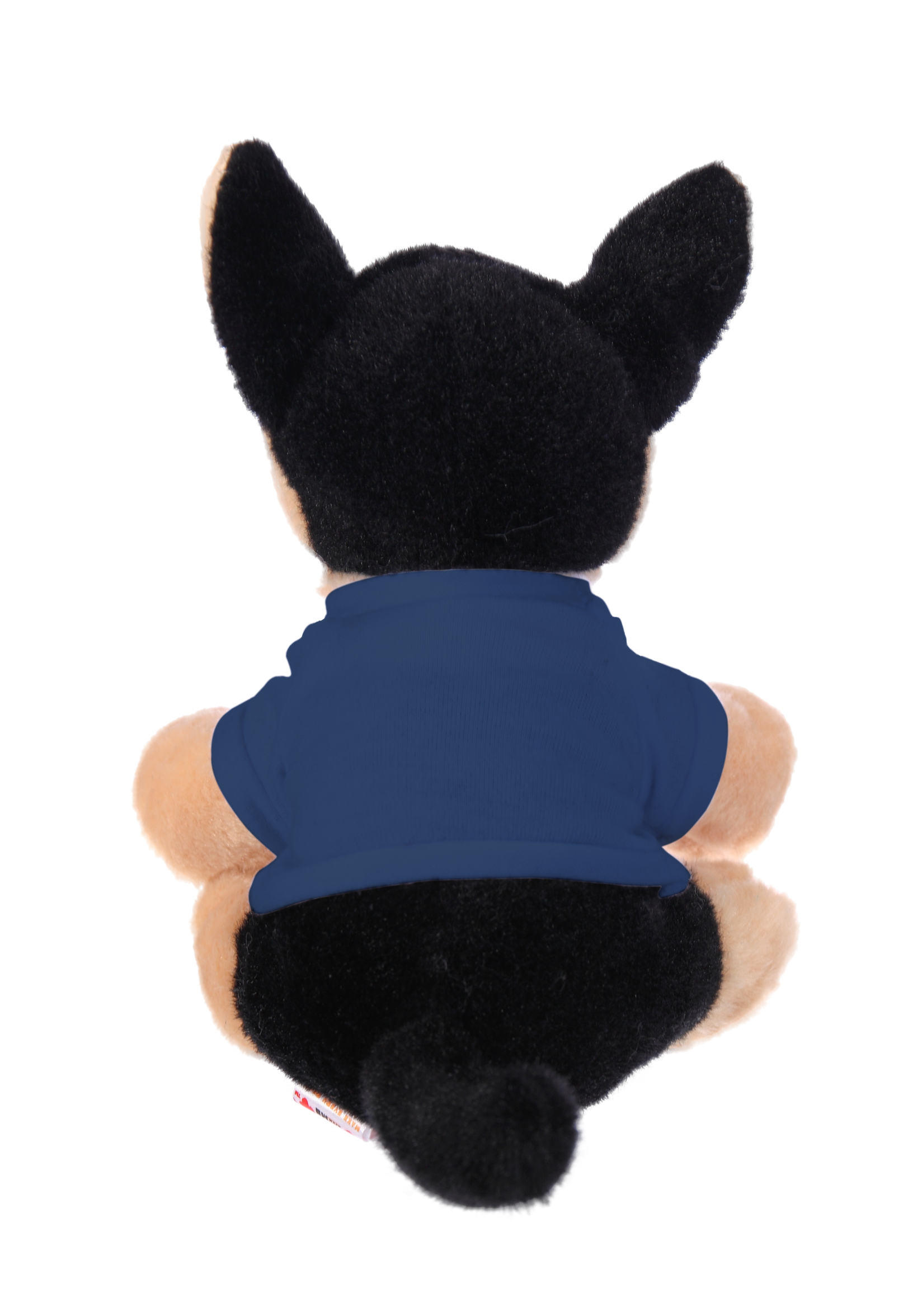 Soft Plush Sitting German Shepherd wearing a T-Shirt 10