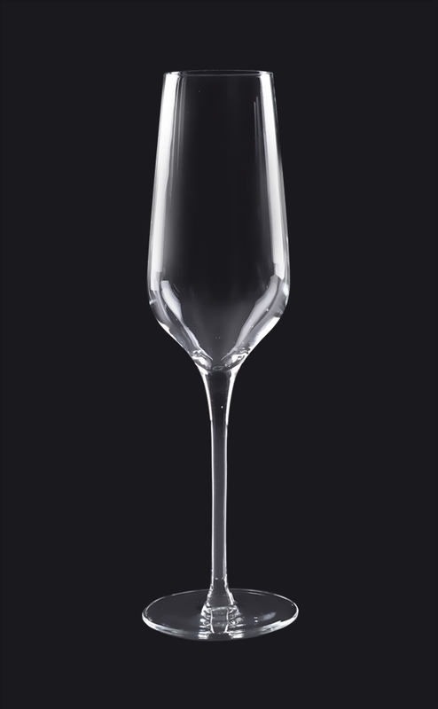8 oz. Exclusive Prism Flute - Deep Etched 2