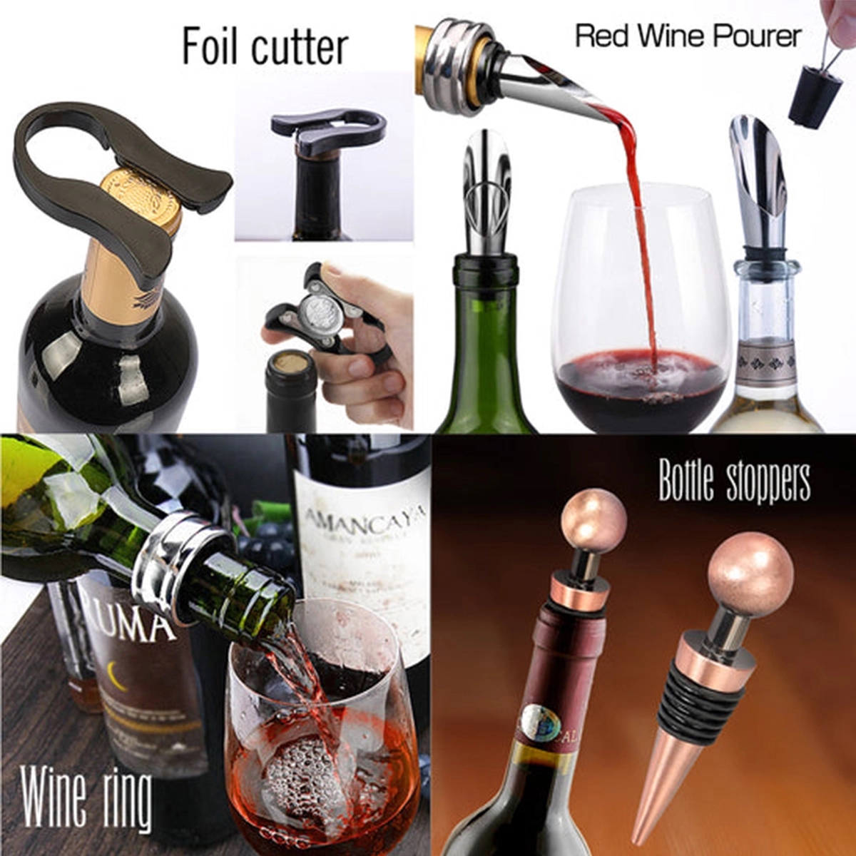 Custom Wooden Box Wine Accessories With Chess Set 5
