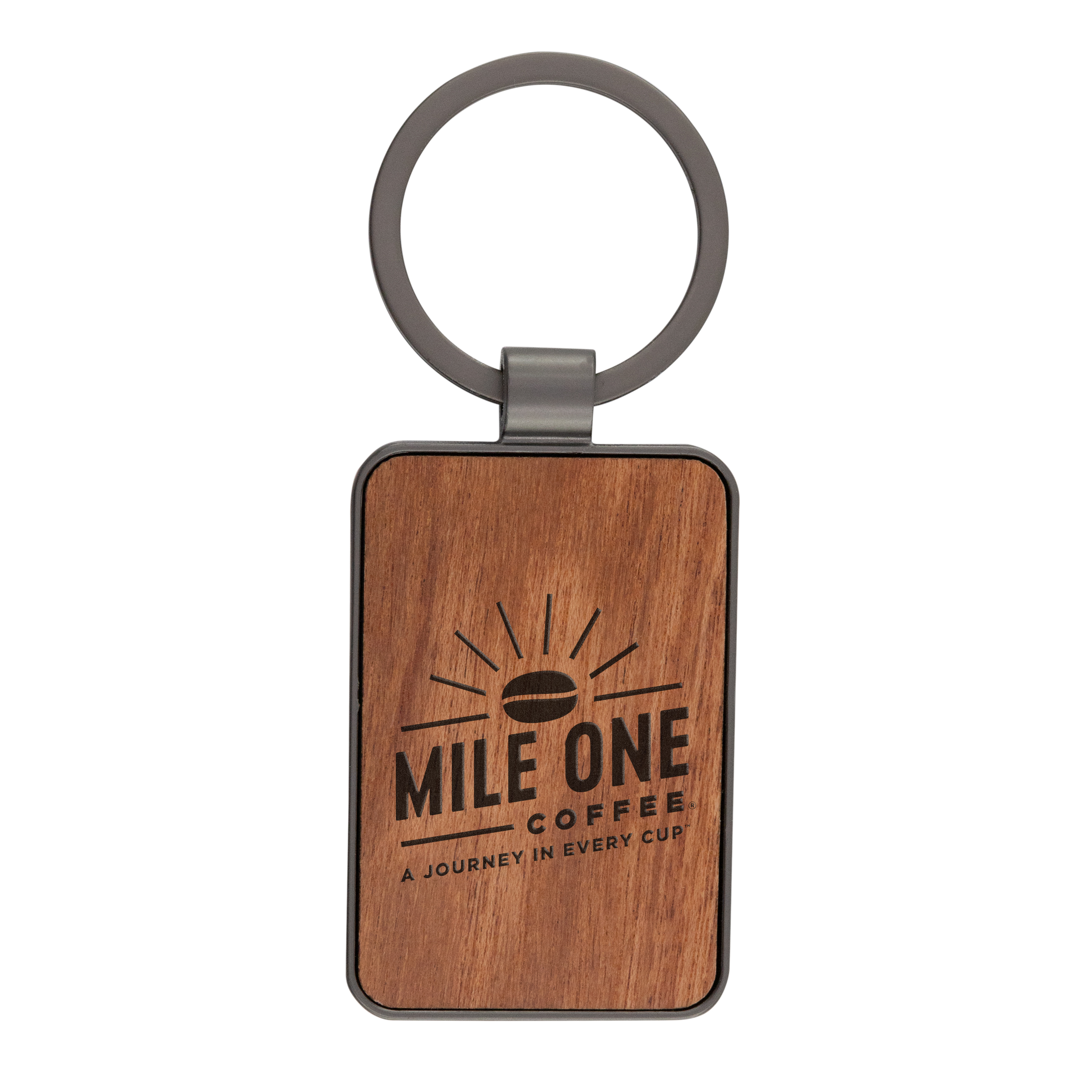 Wood Inlay Keytag 13