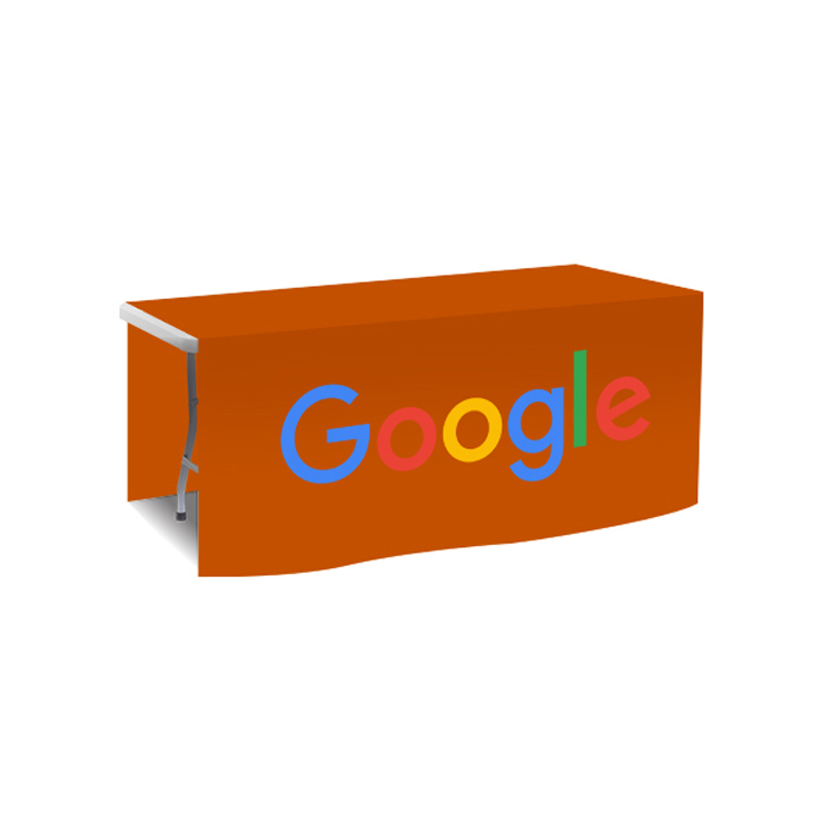 72 in. x 88 in. PolyKnit™ Table Drop (Full Color Logo) 17