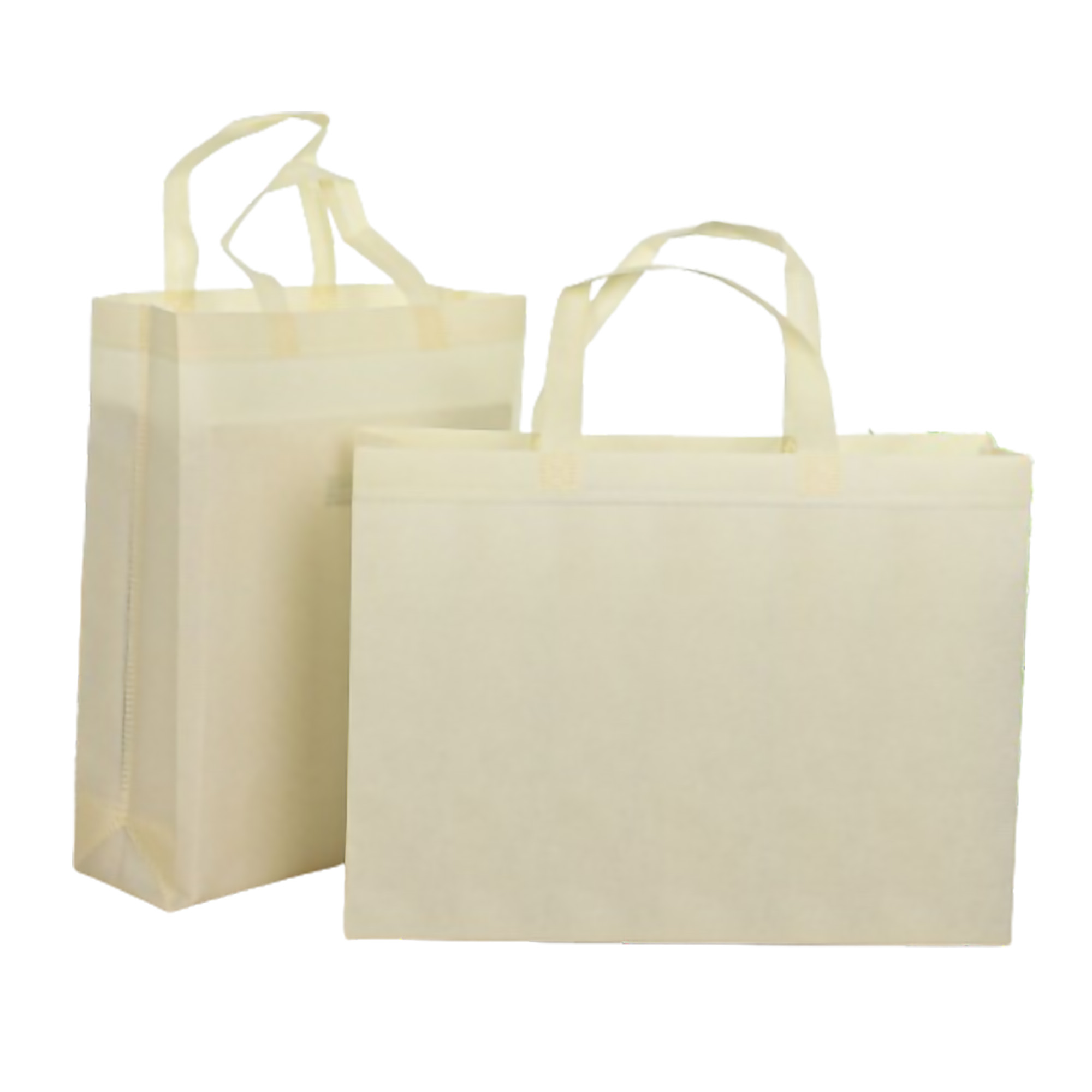 MOQ50  Printed Promotional Reusable NonWoven Shopper Tote Bag 15