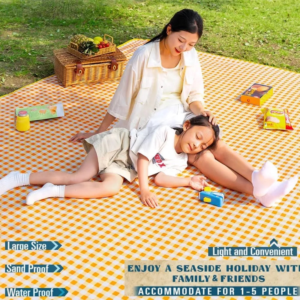 Lightweight Non-woven Picnic Blankets Withe Carry Handle 5