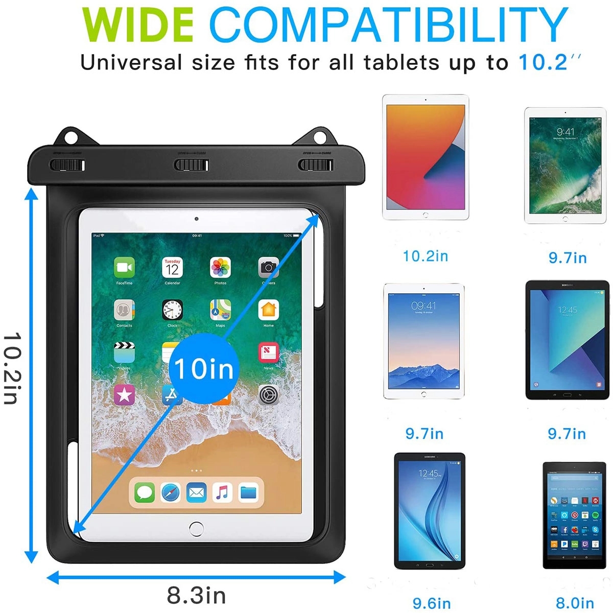 Waterproof Tablet Case Pouch Dry Bag 4