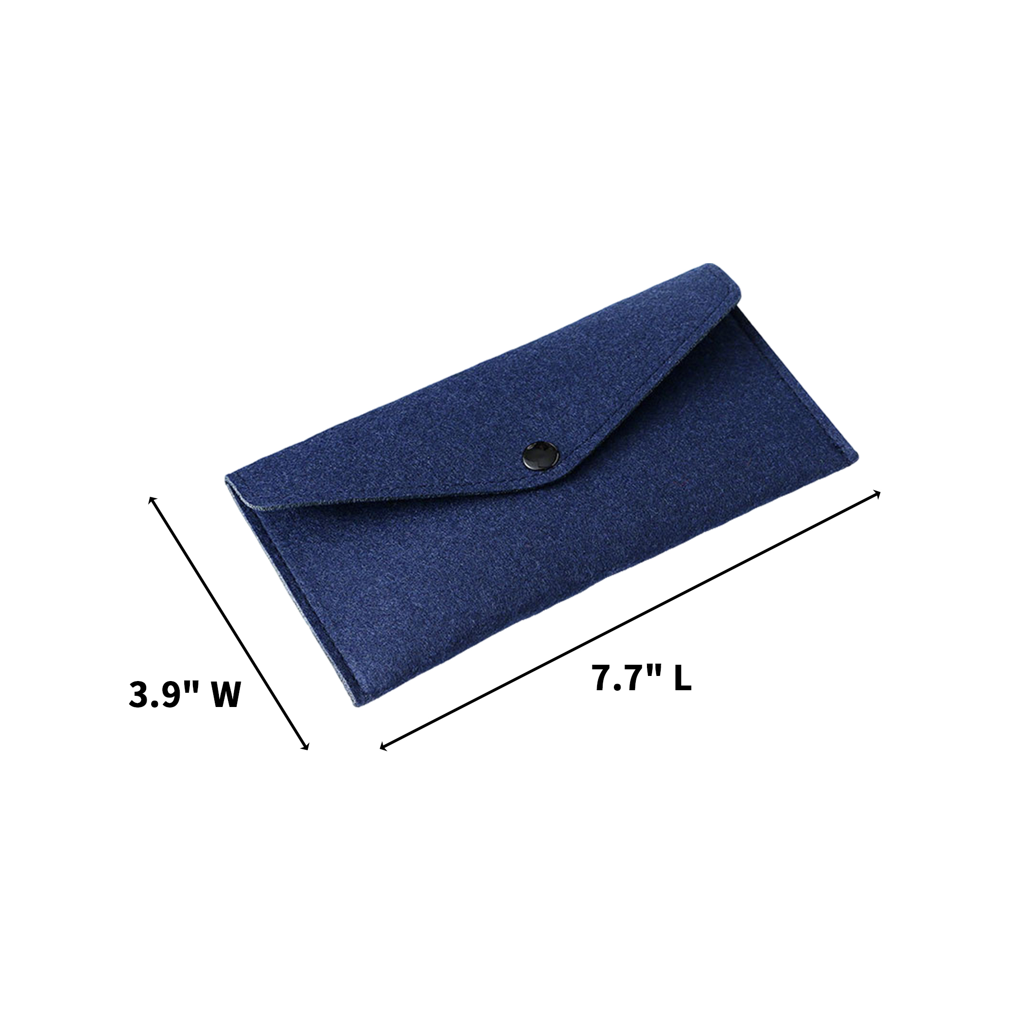 Felt Sleeve Pouch For Mobile Essentials 7.7" x 3.9" 16