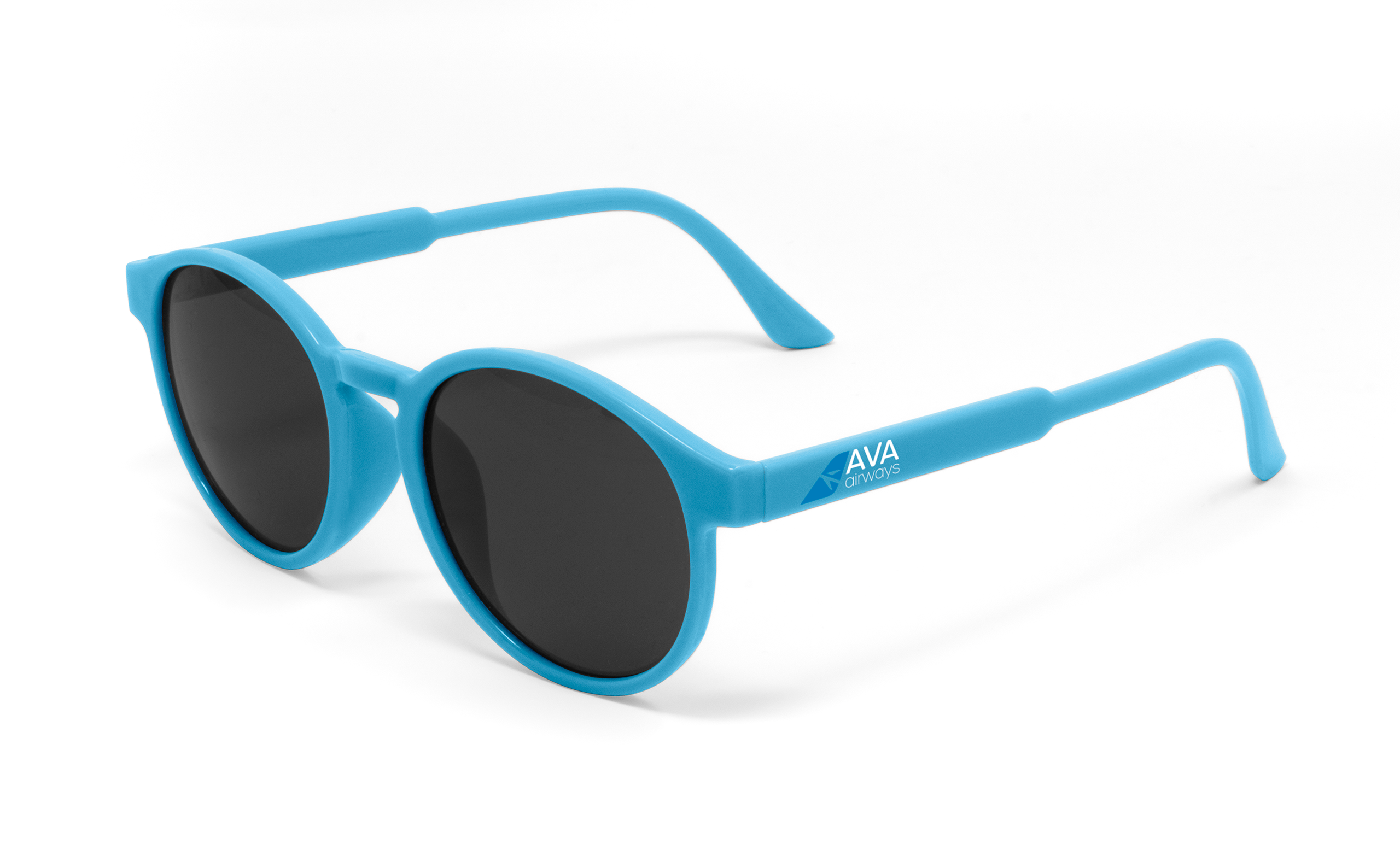 Retro Round Sunglasses: Solid Color Frame 2