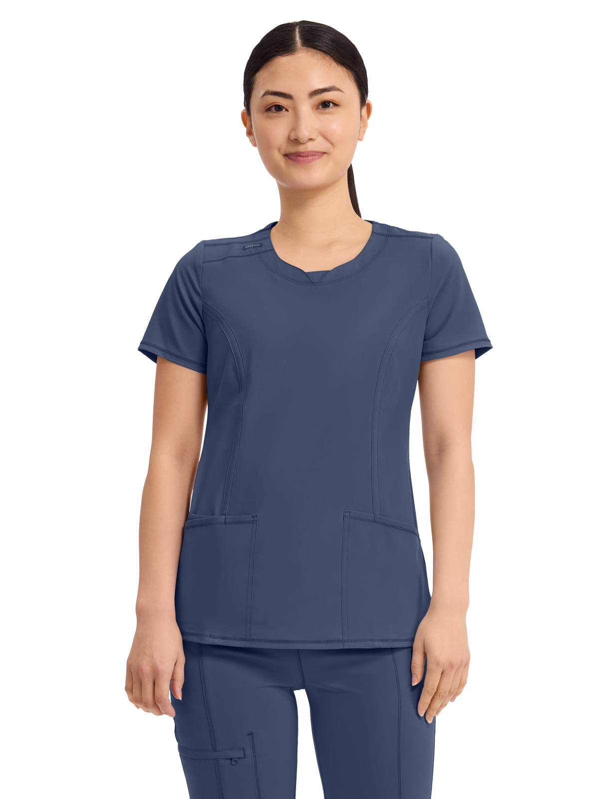 Infinity - Women's 3-Pocket Round Neck Top 123