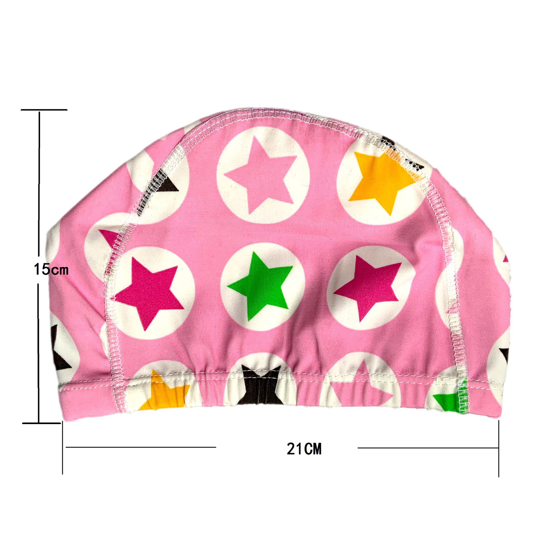 Lycra Swimming Hat Bathing Cap for Women Men 3