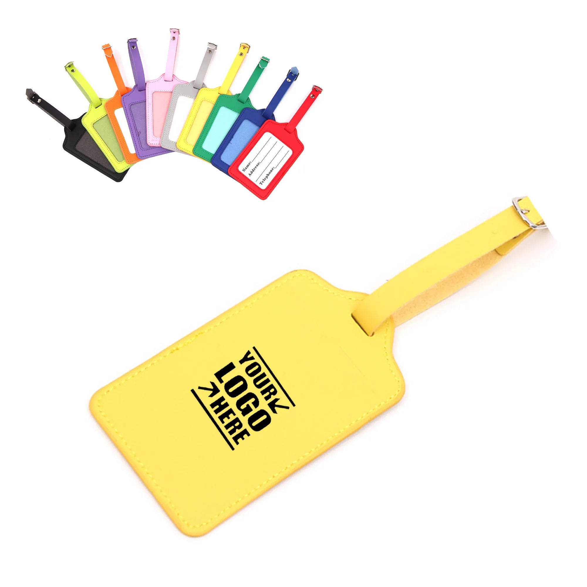 Leather Luggage Tags 2