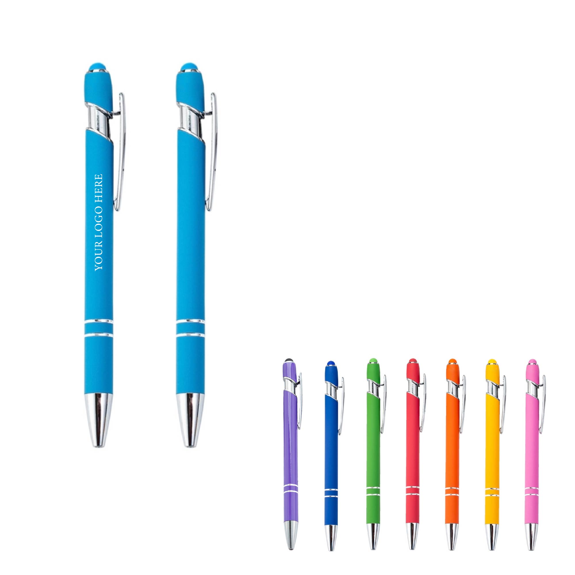MOQ 10pcs Metal Barrel Ballpoint 4