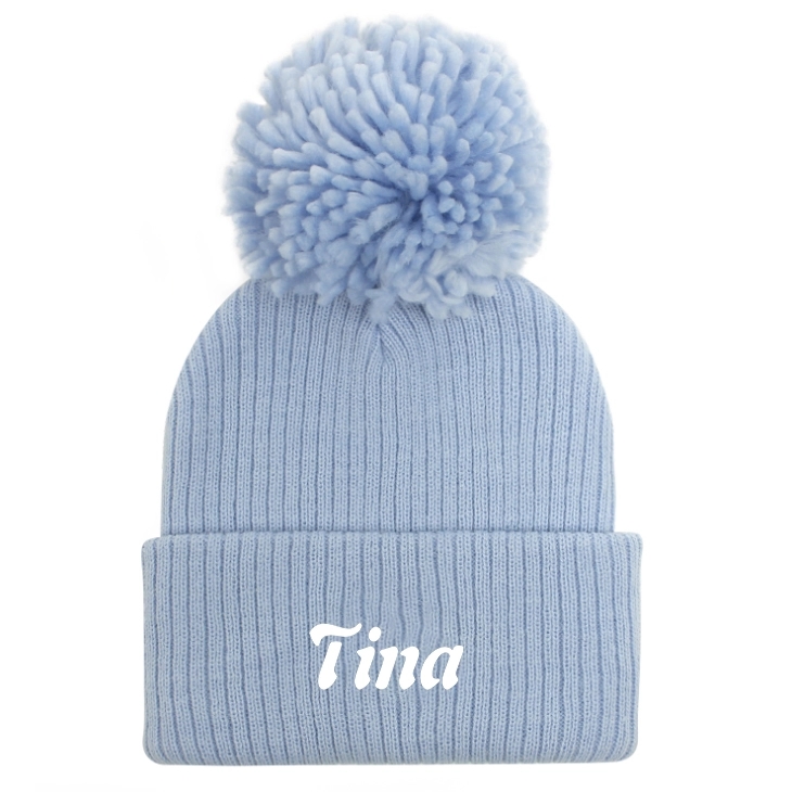 Baby Knit Pom Beanie With Cuff 4