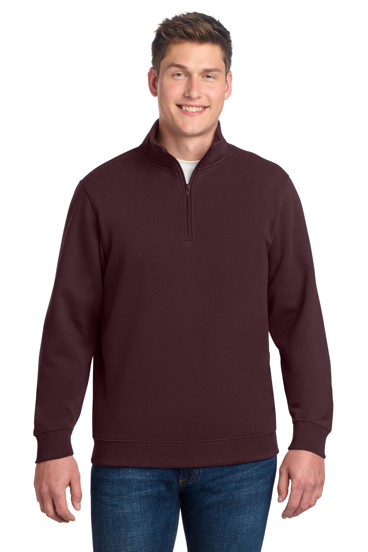 Sport-Tek 1/4-Zip Sweatshirt. ST253, custom hoodie or sweatshirt with logo imprint 9