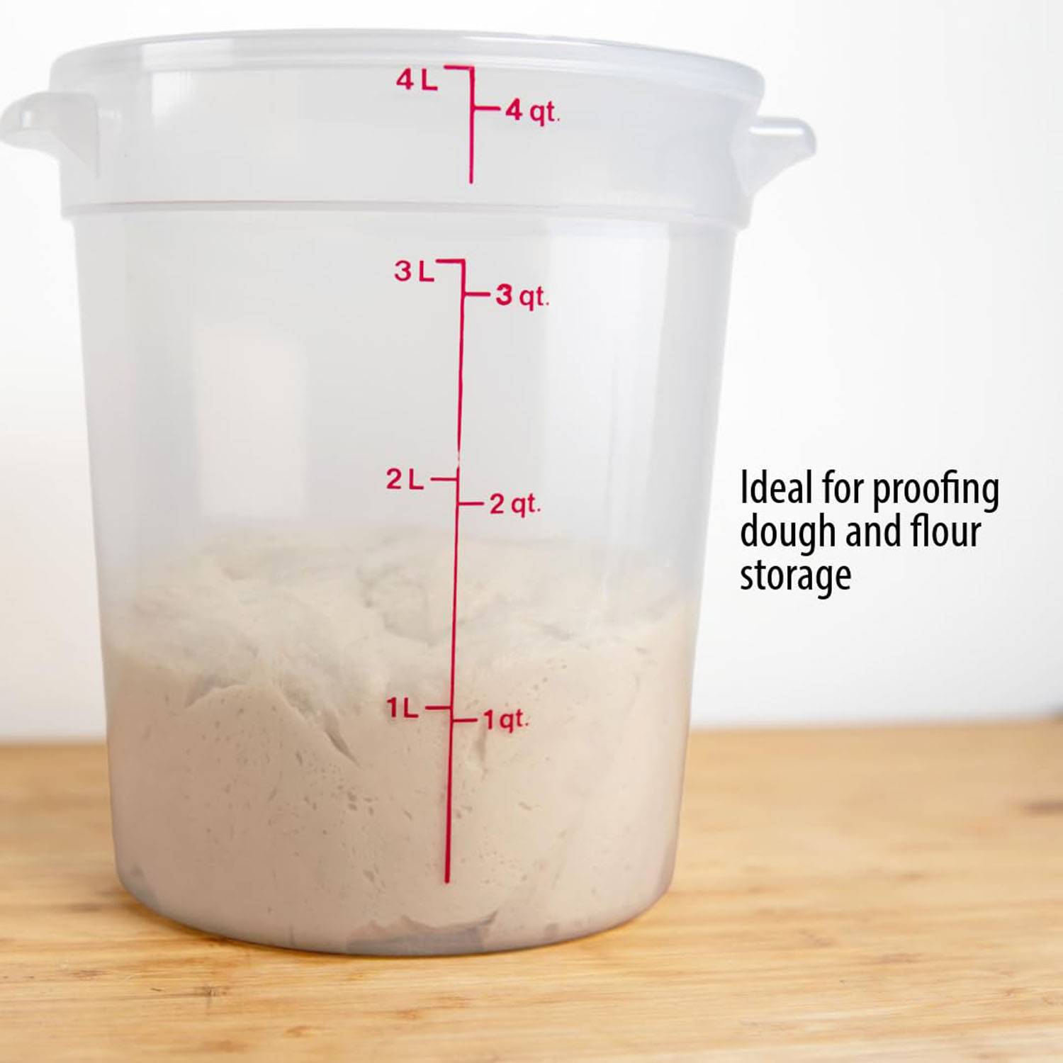 4 Qt BPA Free PP Large Capacity Food Storage Container 7