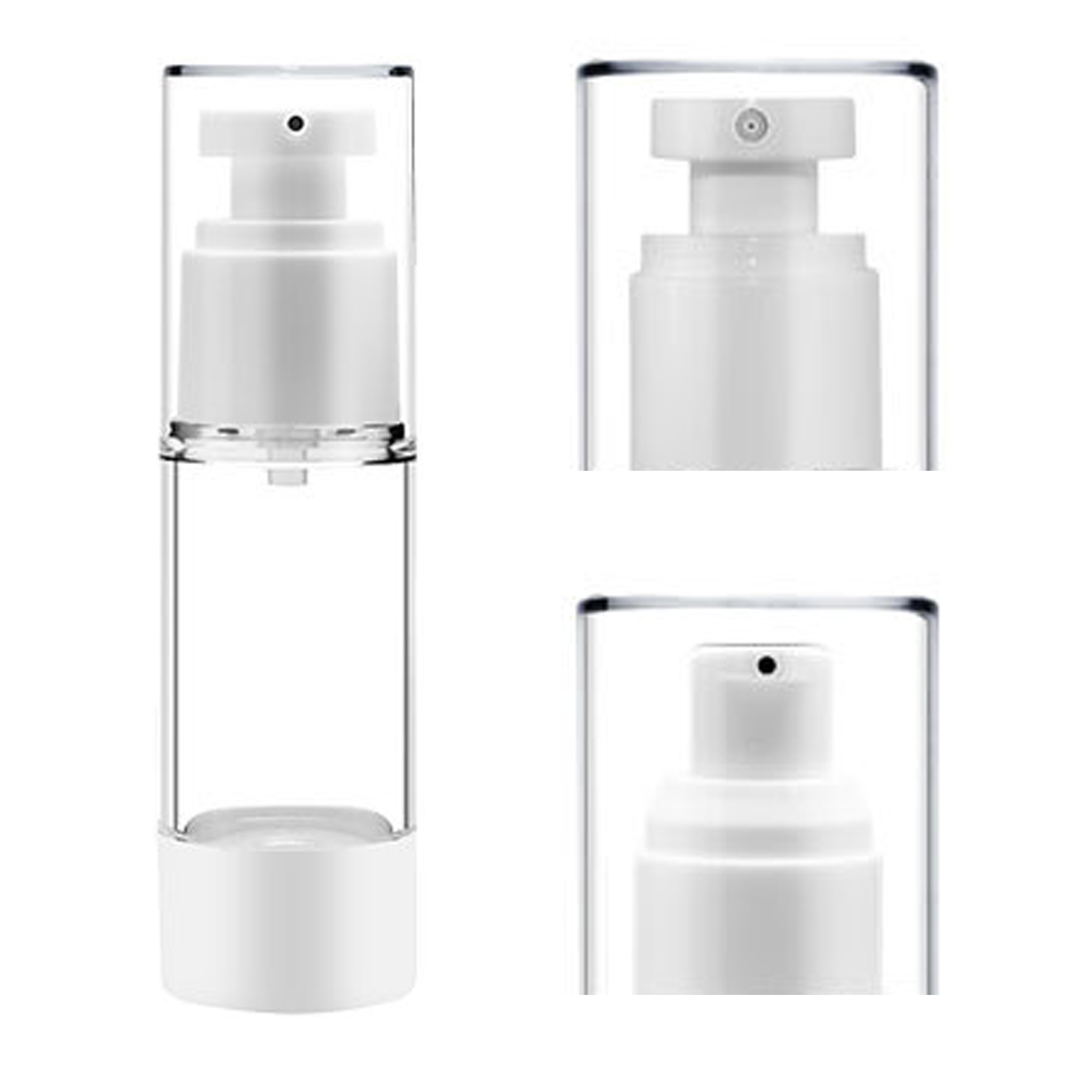 Vacuum Spray Bottle Refillable Liquid Containers 30ml 1