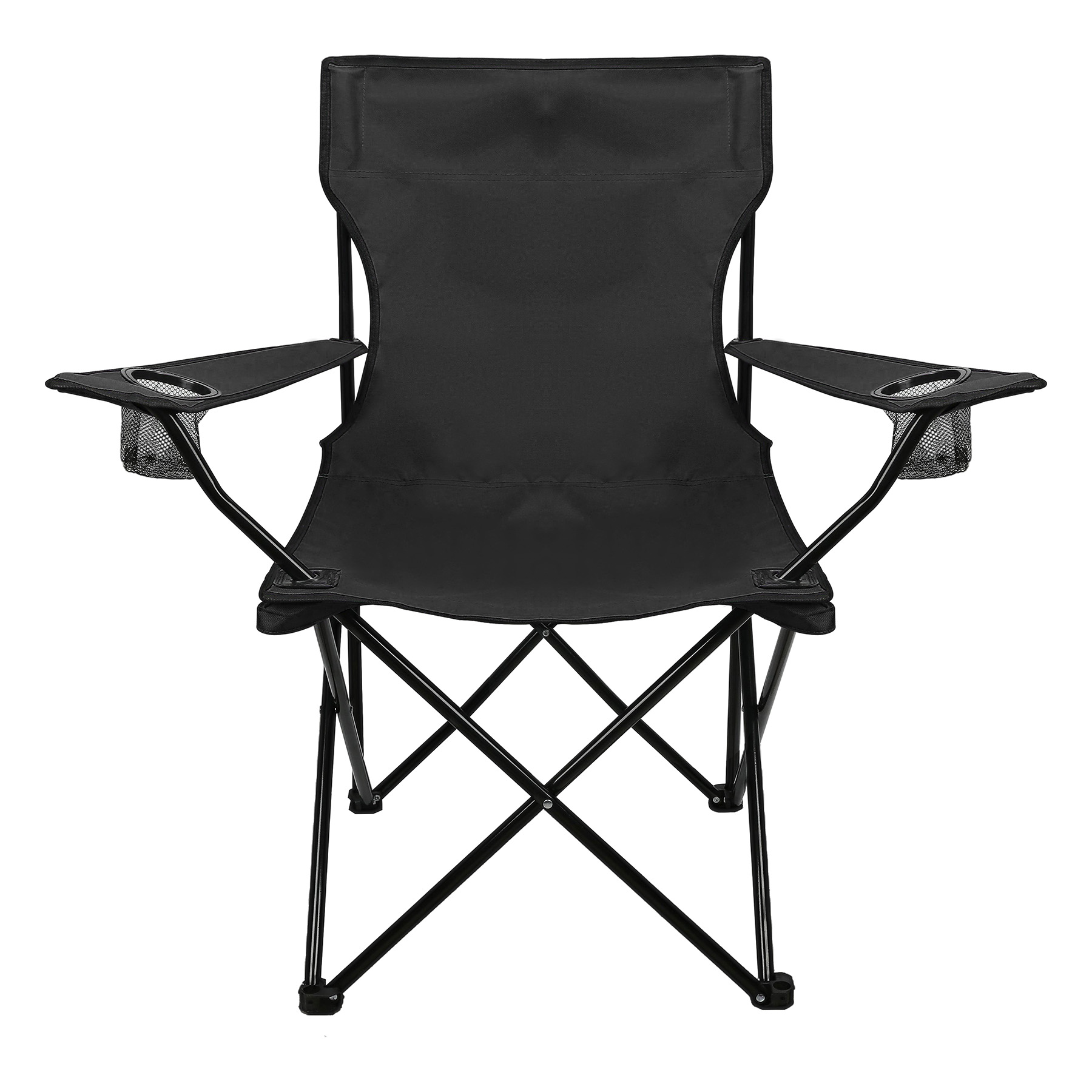 Premium Folding Chair W/ Net Cup Holder 3