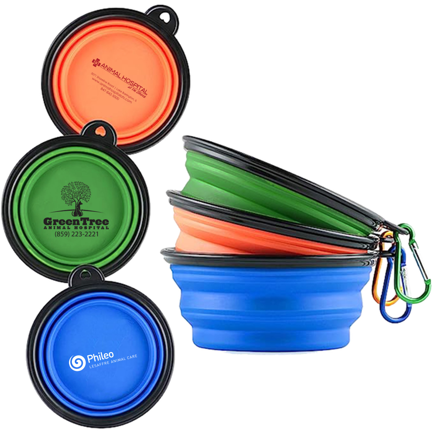 Small Collapsible Silicone Dog Bowl — view 1 of 6