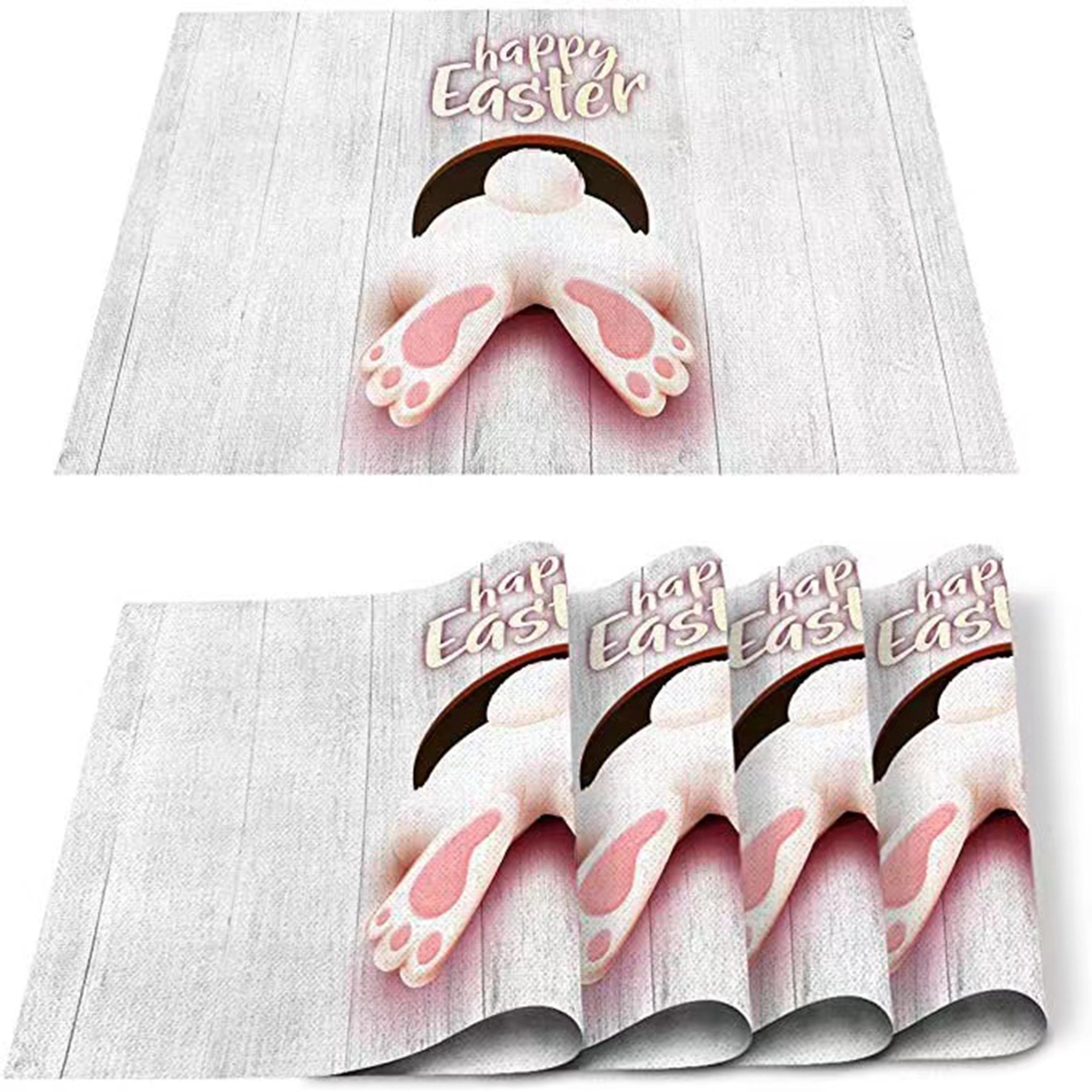 Decorations Natural Linen Placemats  of Dining Room 3