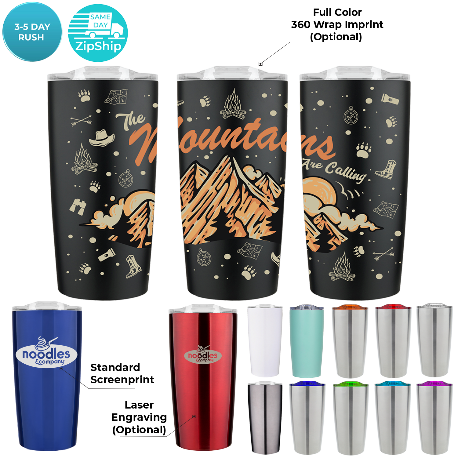 20 oz Odin Vacuum Insulated Tumbler 6