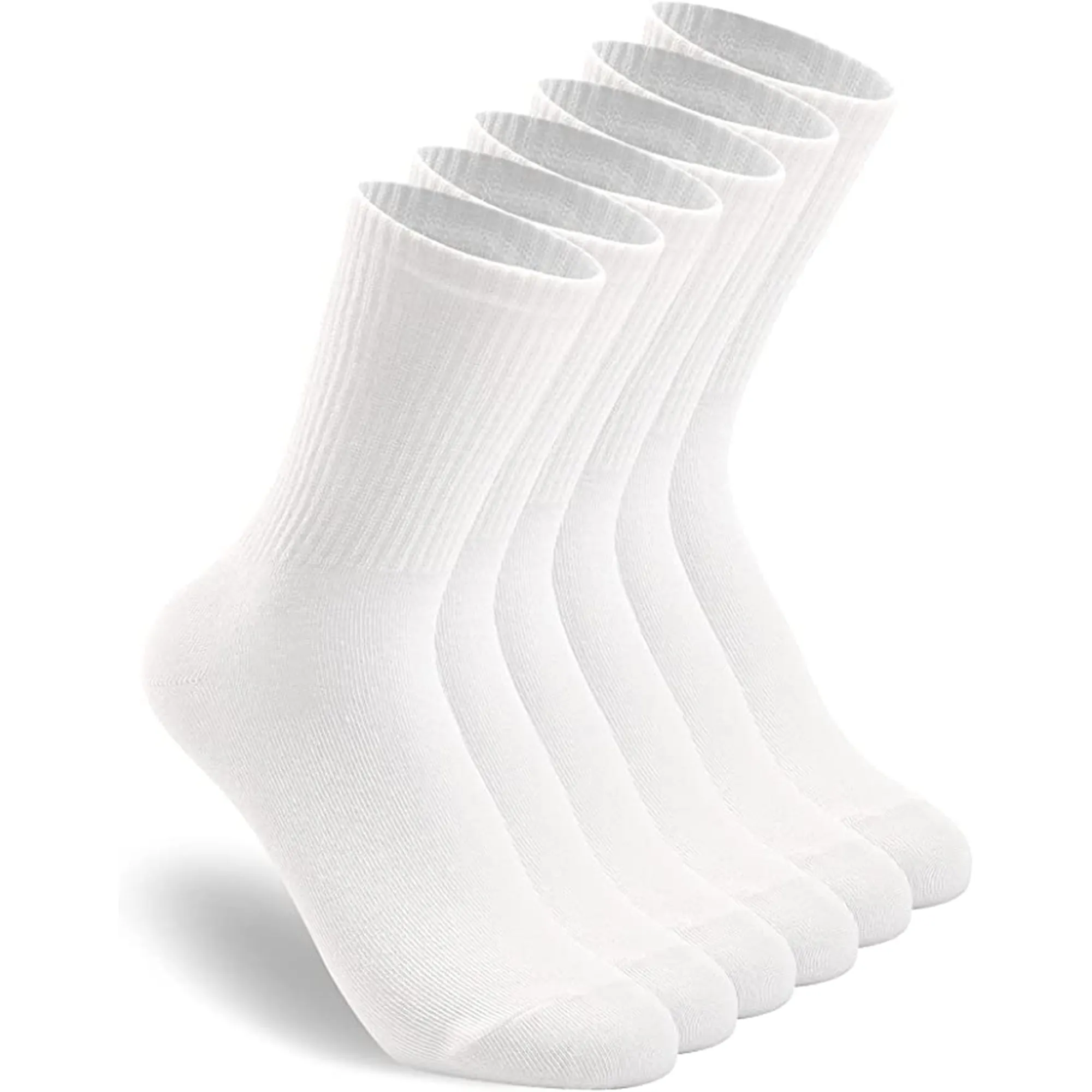 Custom Premium Knit Cotton Crew Socks