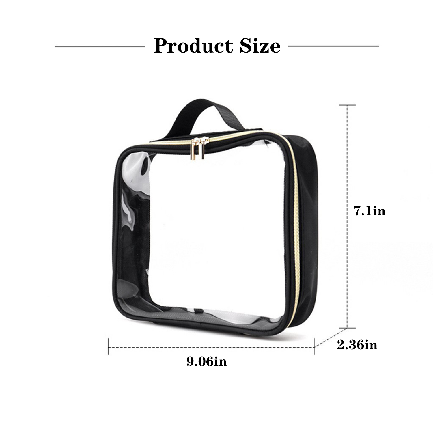 PVC Transparent Waterproof Handheld Storage Bag 7