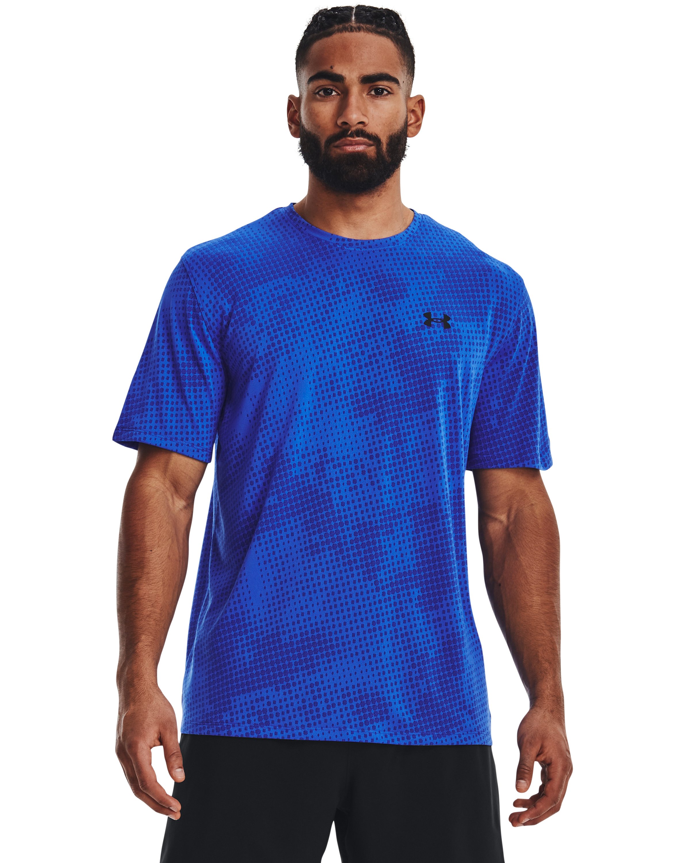 UA Vent Jacquard Men's Training Short Sleeve 3
