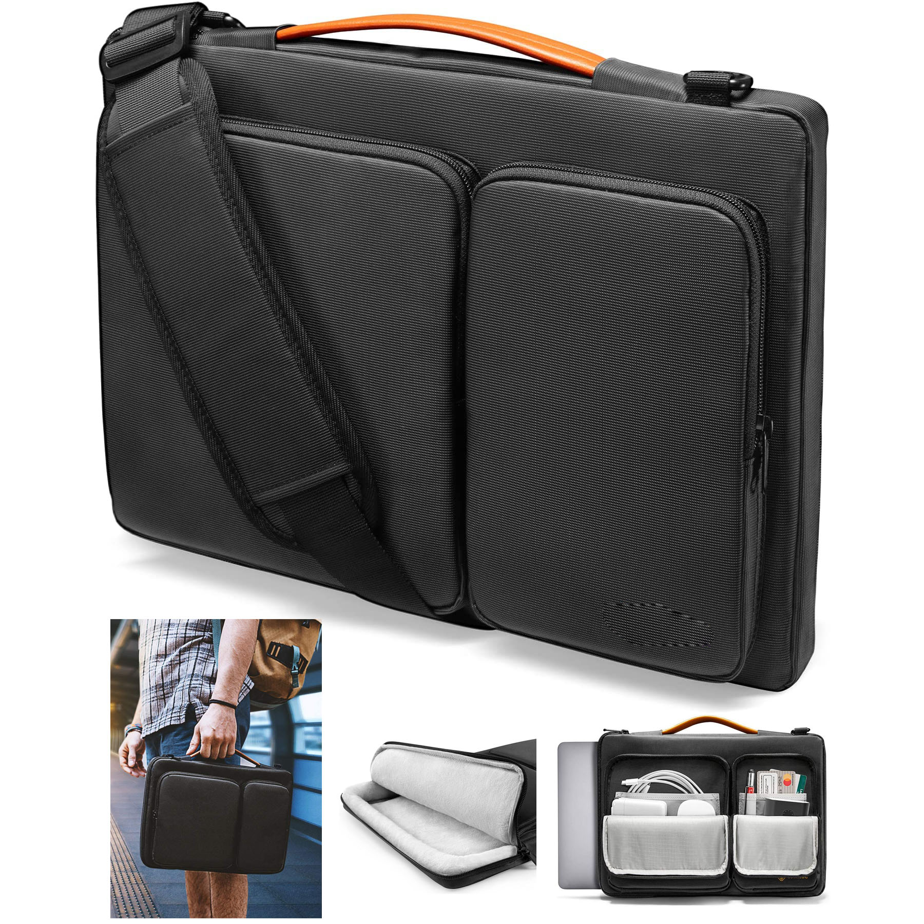 360 Protective Laptop Shoulder Bag