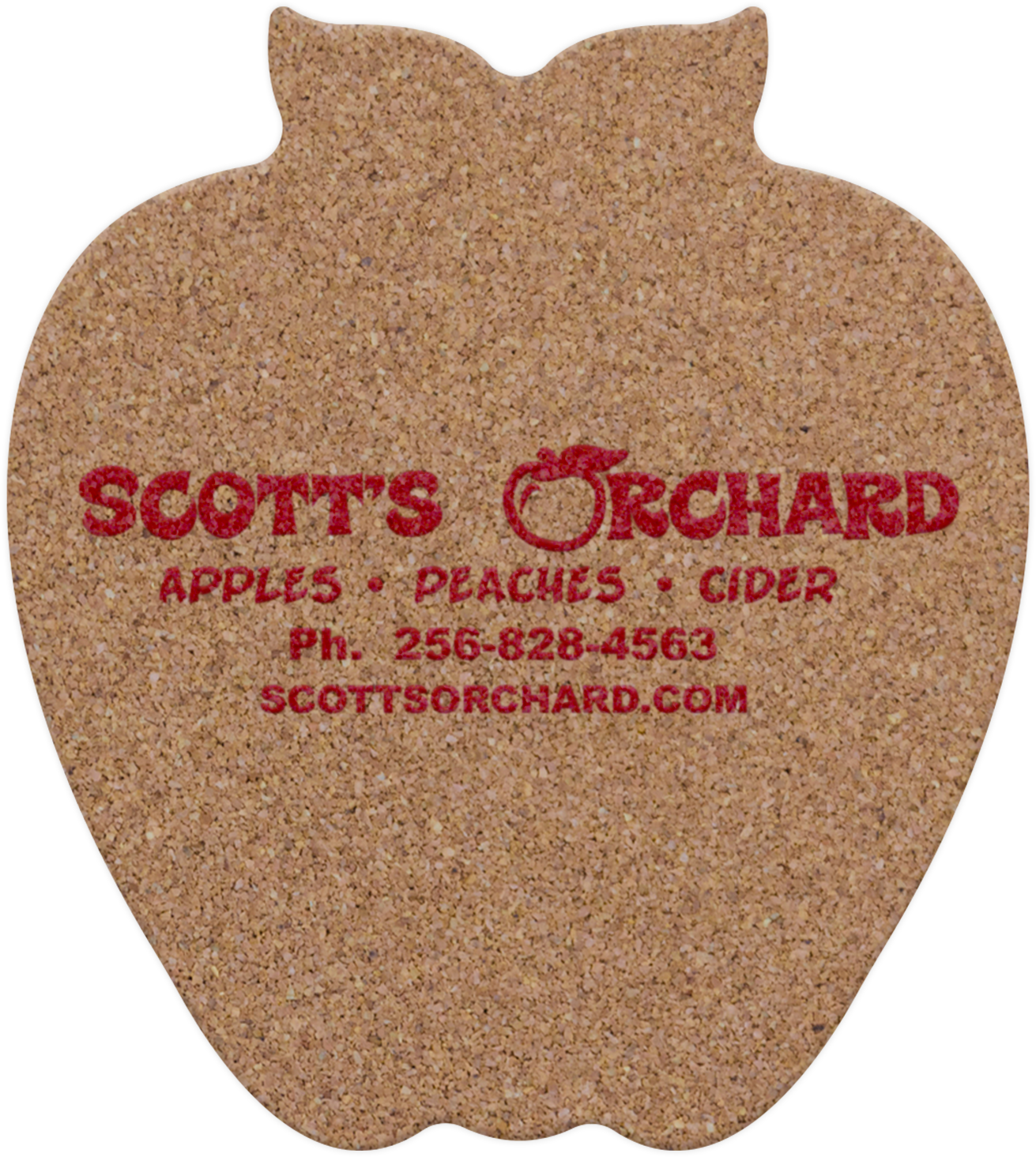 Coaster Cork .125" thick 16 sq in (Stock Shape #) Digital Print 187