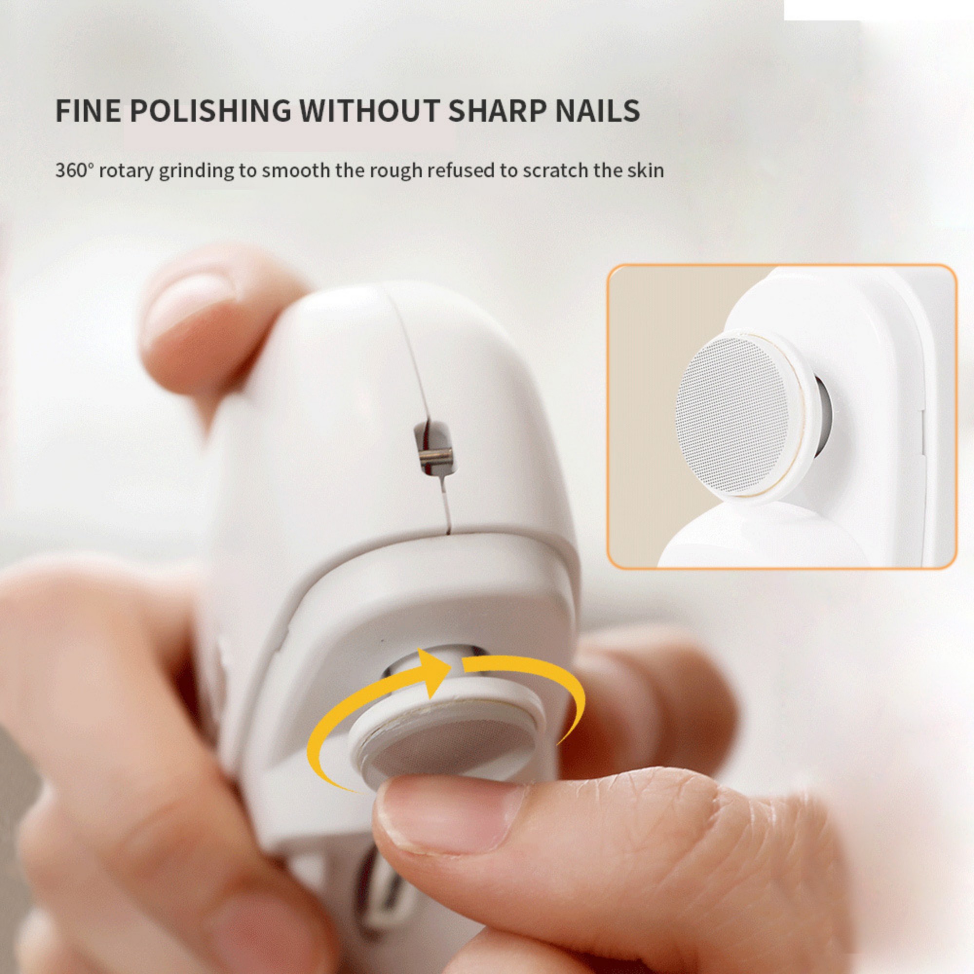 2-in-1 Electric Nail Trimmer And Polisher 4