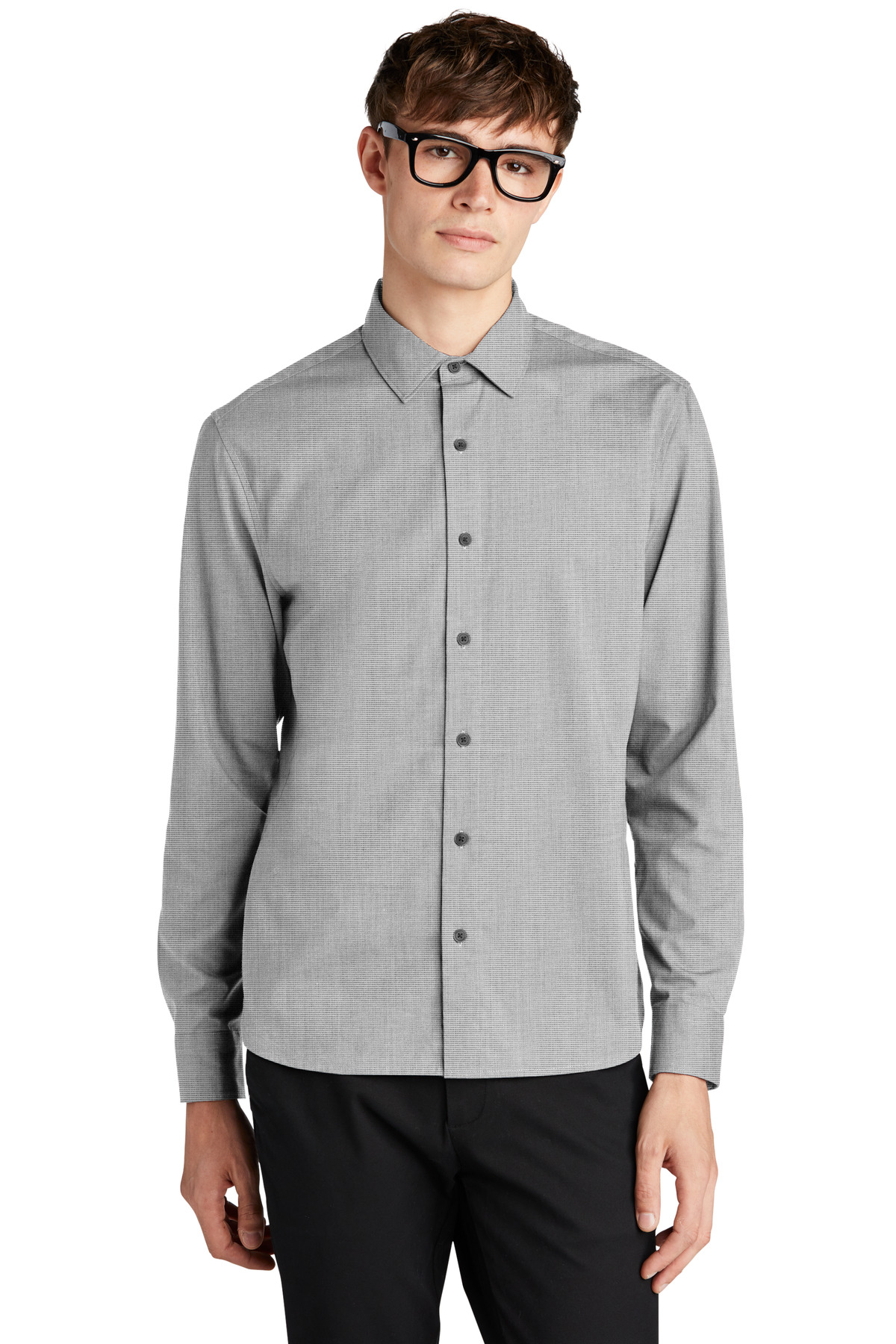 Mercer+Mettle Long Sleeve Stretch Woven Shirt MM2000 26