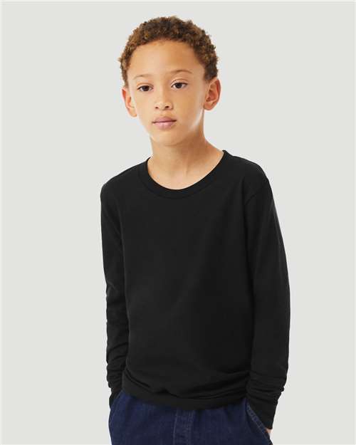 Youth Heather CVC Long Sleeve Tee - 3501YCVC 48