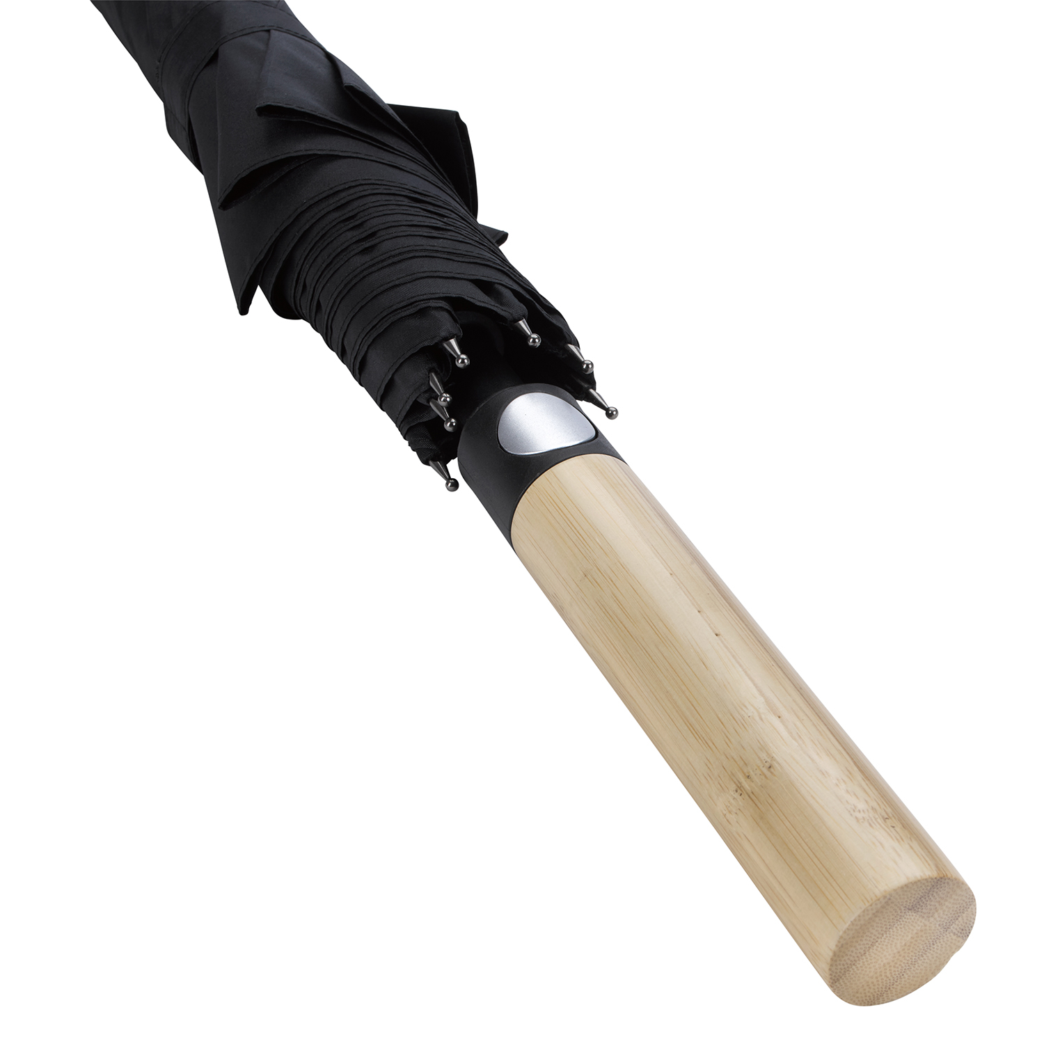 Shed Rain™ 50" RPET Bamboo-Handled Auto-Open Stick Umbrella 24